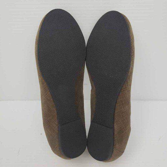 Munro American Womens Ashlie Ballet Flats Shoes Beige Leather Stretch 6.5 M New - Picture 11 of 15